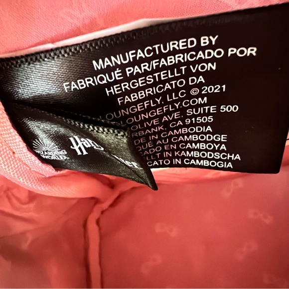 Loungefly Cream and Pink Harry Potter Luna Lovegood Mini Backpack - Picture 8 of 11